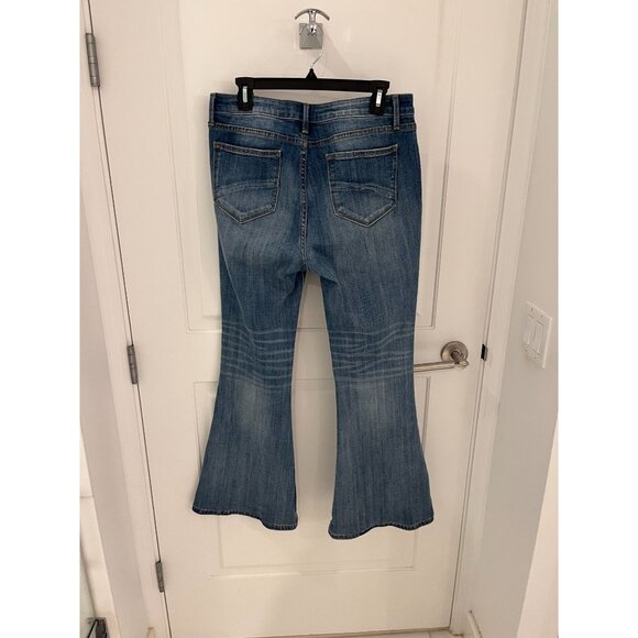 NWOT Driftwood Farrah Flare Blue Denim Jeans 30x32 - Picture 7 of 9